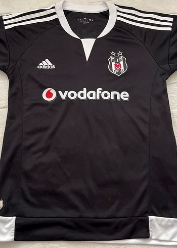 Erkek Siyah V Yaka Kısa Kollu Spor Forması