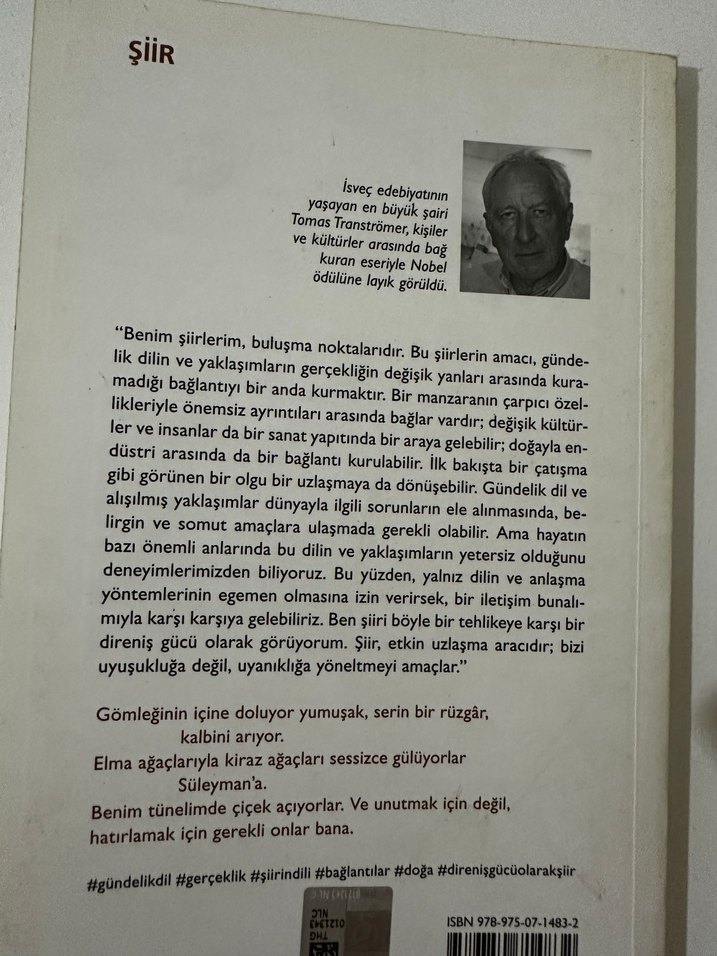 Ateş Karalamaları - Tomas Tranströmer - Görsel 2