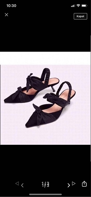 Zara Kisa Topuk