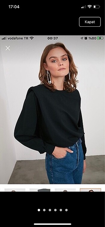 Trendyol Milla Vatkali Sweatshrt
