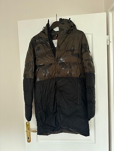Şişme unisex mont kamuflaj desen