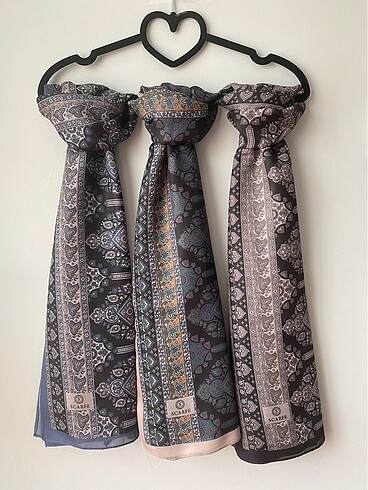 Scarfe etnik desen soft şal