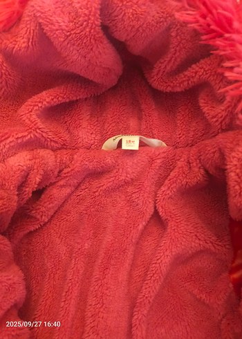 Kürklü Kapüşonlu Pembe Bebek Tulumu - Görsel 6