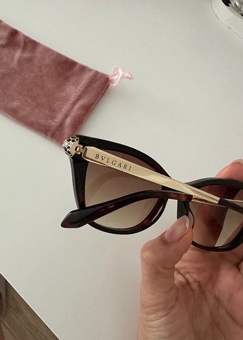 Bvlgari Kahverengi Kadın Güneş Gözlüğü - Görsel 2