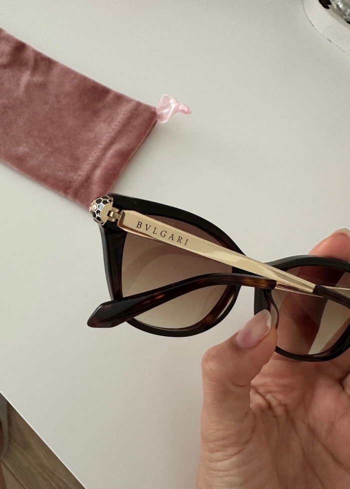 Bvlgari Kahverengi Kadın Güneş Gözlüğü - Görsel 2