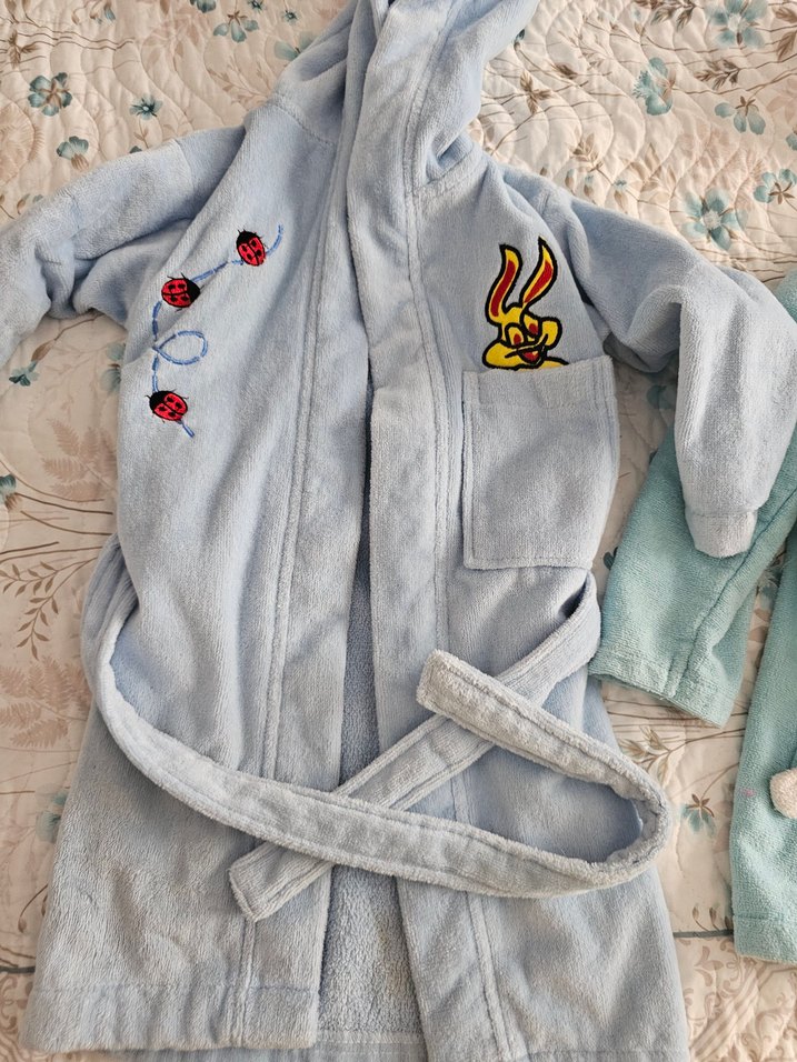 Nakışlı Erkek Çocuk Bornozlar - Görsel 2