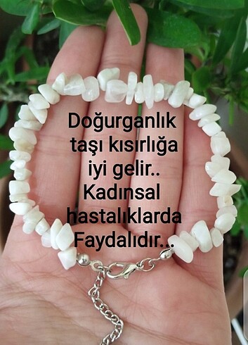 Ay taşı doğal tas bileklik