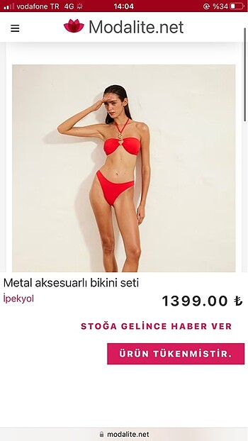İpekyol bikini takımı