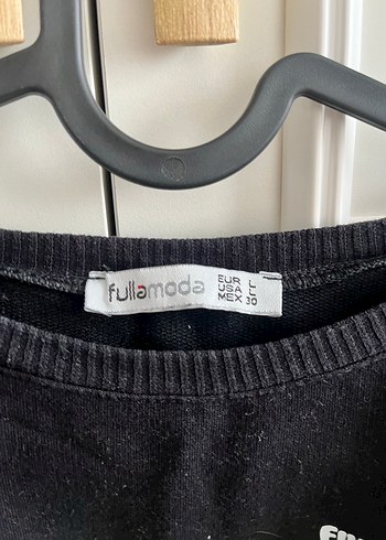 Siyah Baskılı Kadın Sweatshirt - Görsel 3