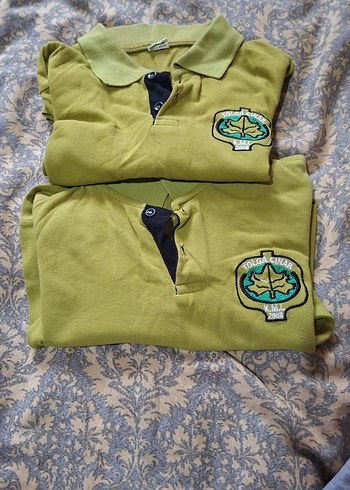 Düğmeli Yakalı Yeşil Erkek Polo Tişört