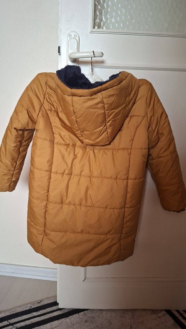 Erkek Çocuk Bej Fermuarlı Kaban - Görsel 2