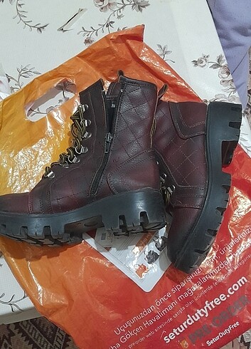 17 Beden bordo Renk Çoçuk bot