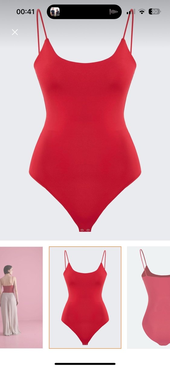 Kırmızı Kadın Spor askılı - Görsel 2