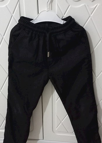 Erkek Çocuk Siyah Salaş Street Wear Pantolon