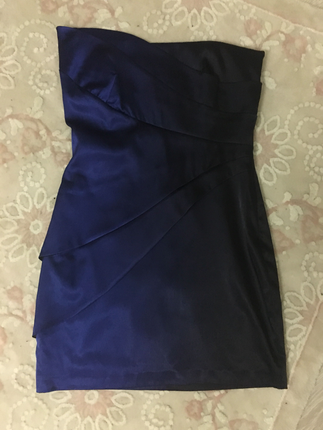 Saten mini elbise