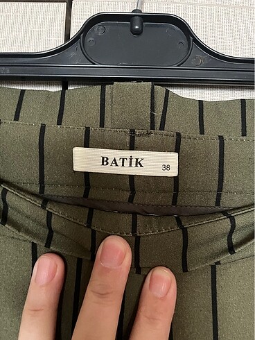 38 Beden haki Renk Batik pantolon 38 beden