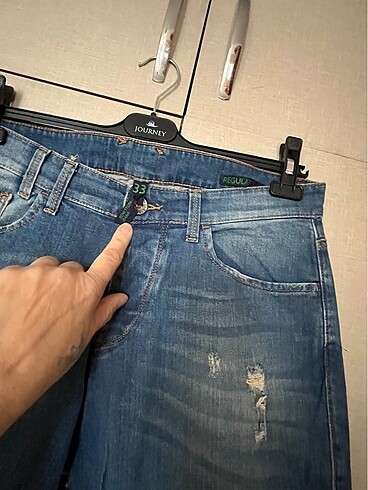 33 Beden Benotten jeans 33 beden (kot bedeni)