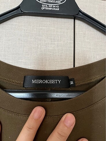 m Beden Merokeety marka M beden penye elbise