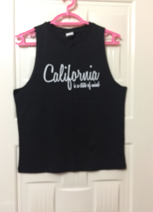 Siyah california t-shirt 