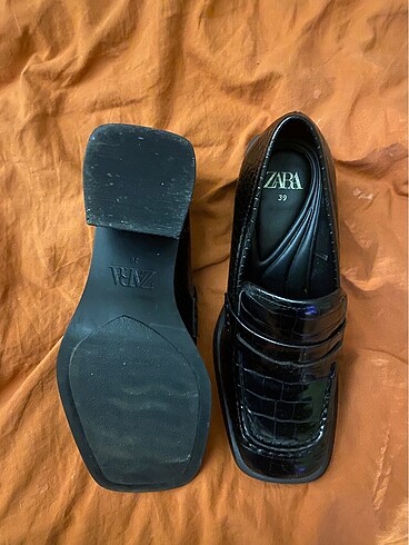 39 Beden siyah Renk Topuklu Loafer
