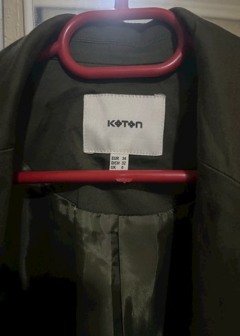 Kadın Haki Kuşaklı trençkot - Görsel 8