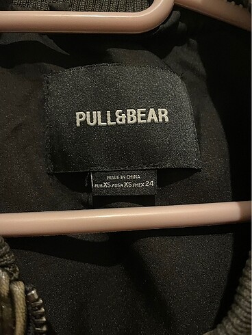 Pull and Bear pull&bear bomber deri ceket