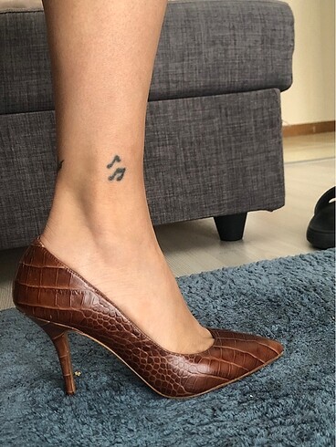 38 Beden kahverengi Renk Zara stiletto
