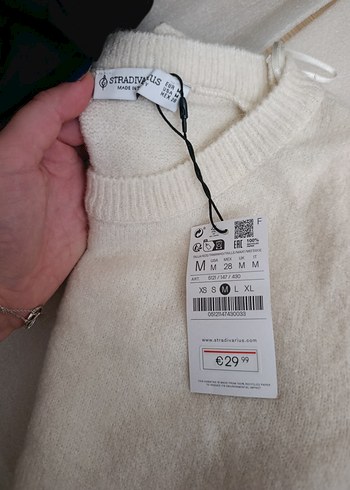 Beyaz Örgü Kadın Elbise - Görsel 2