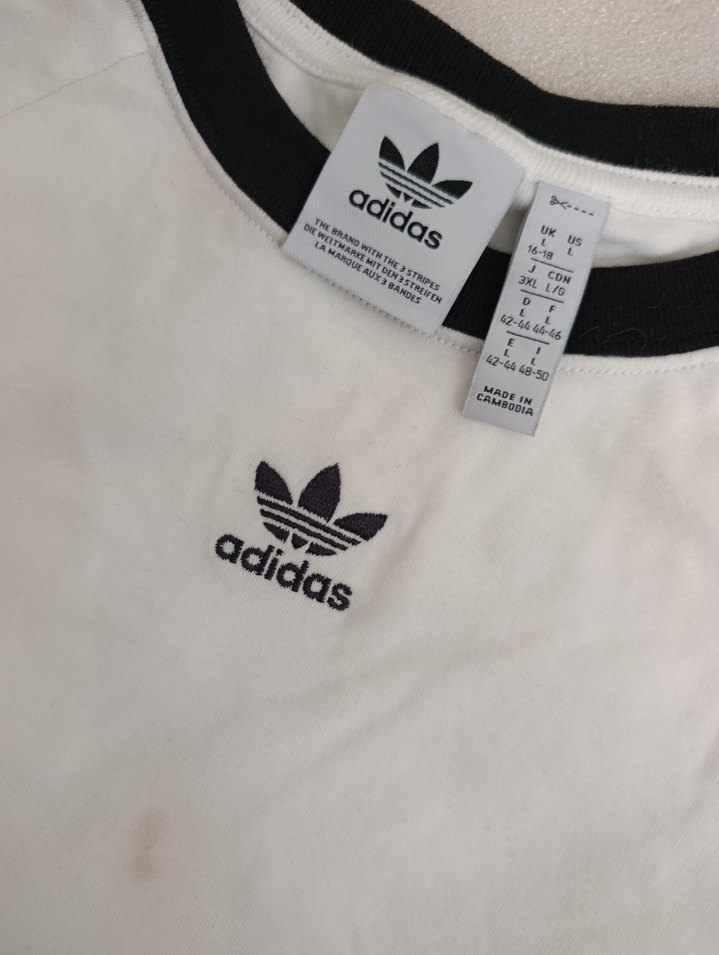 Adidas Kadın Beyaz Kısa Kollu Tişört - Görsel 2