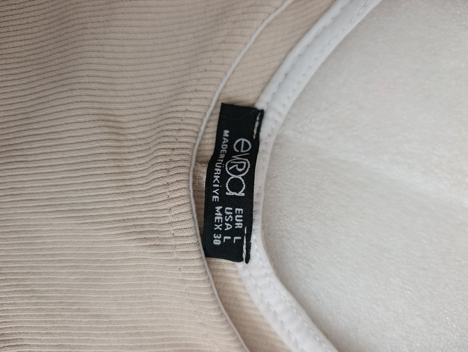 Bej Kadın Crop - Görsel 2