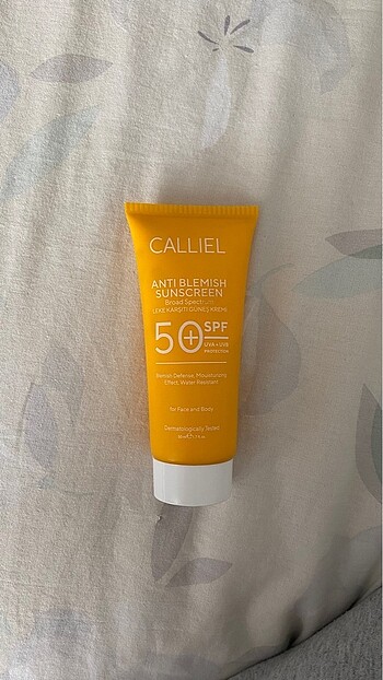 Calliel güneş kremi