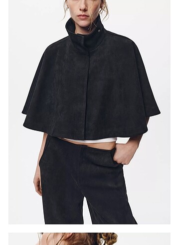 Zara süet panço