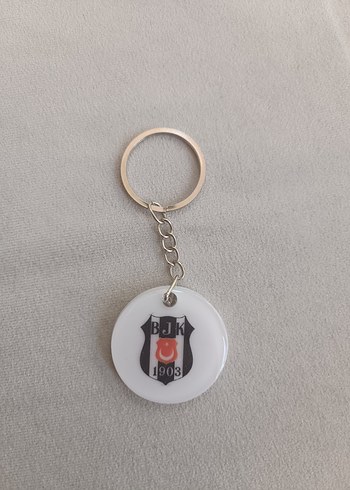 BJK 1903 Beyaz Anahtarlık