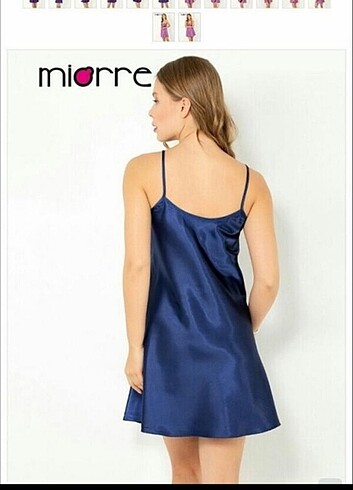 Miorre Miorre saten gecelik 