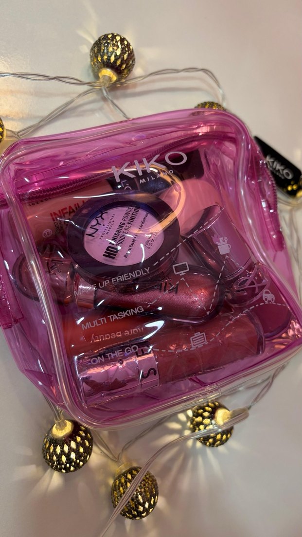 Pembe Kiko Makyaj Çantası( içindeki ürünler dahil degildir) - Görsel 2