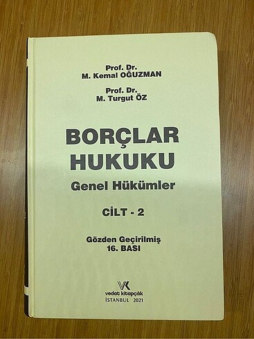 BORÇLAR HUKUKU CİLT 2