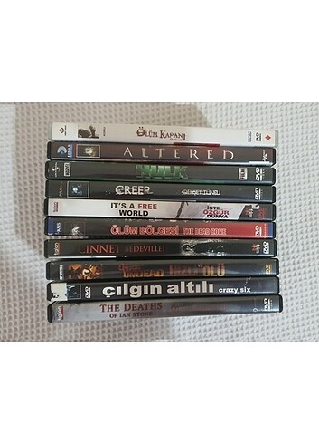 KARIŞIK DVD FİLM (10 ADET)