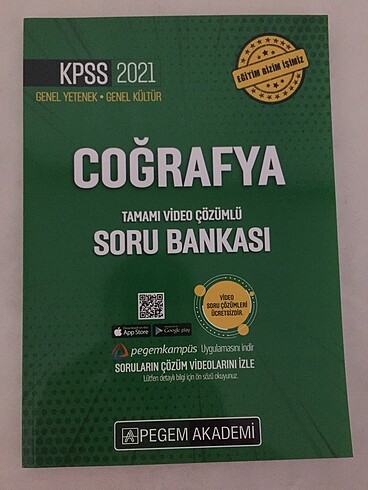 KPSS PEGEM Coğrafya Soru Bankası