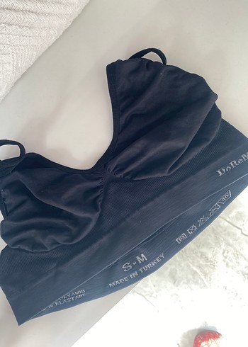 Siyah Midi Street Wear Sütyen - Görsel 2