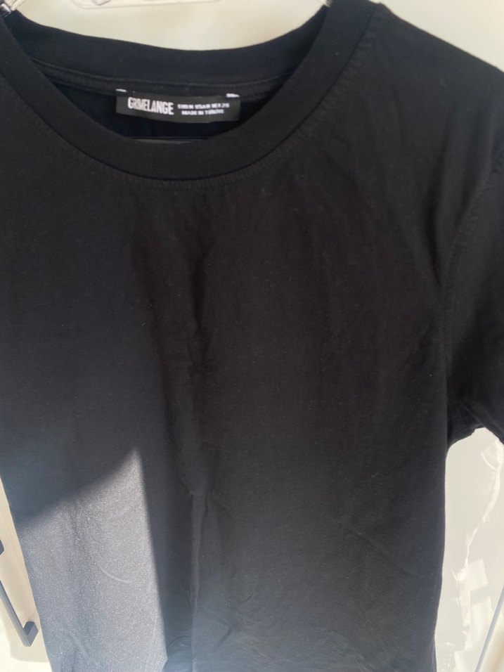 Siyah Kısa Kollu Basic Tişört - Görsel 5