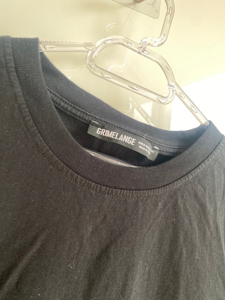 Siyah Kısa Kollu Basic Tişört - Görsel 2