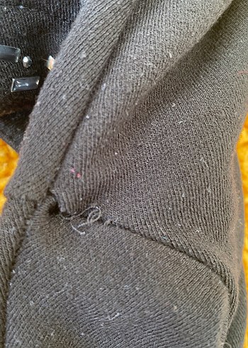 Zincir Detaylı Siyah Kadın Triko Elbise - Görsel 6