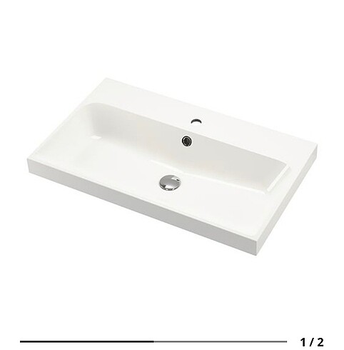 Ikea İkea angsjön dolap ve backsjön lavabo
