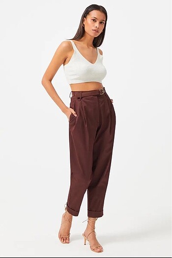 m Beden #Moda#Tutkusu#Pileli#Havuç#Pantolon