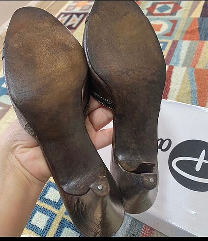 37 Beden çeşitli Renk Vintage ayakkabı ve terlikler 3 ürün fiyatıdır