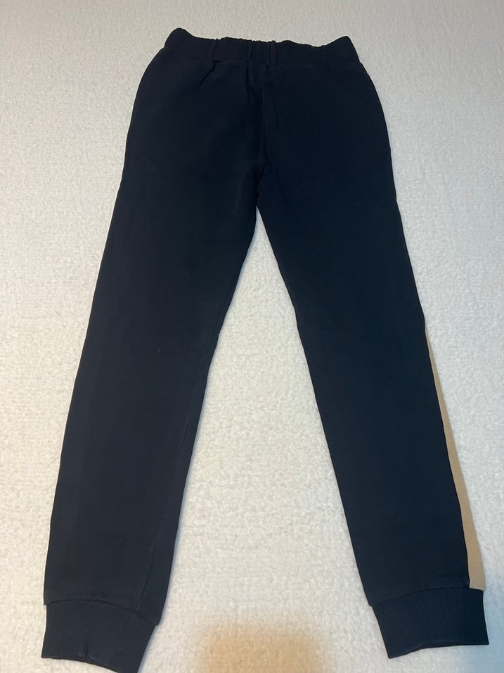 Siyah Baskılı Elastik Bel Eşofman - Görsel 4