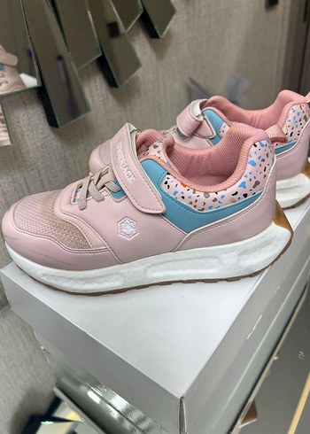 Pembe Bağcıksız Kız Çocuk Spor Ayakkabısı - Görsel 5