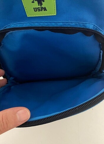  Beden mavi Renk Orijinal Us polo okul çantası 