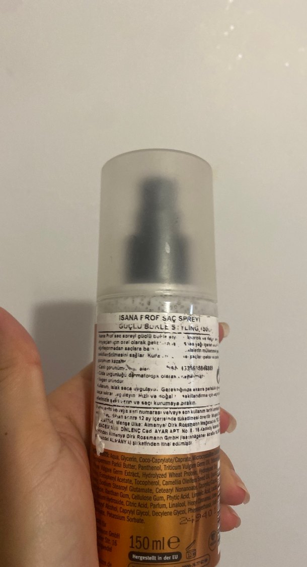 Isana Profesyonel Kilit Şekillendirici Sprey - Görsel 3