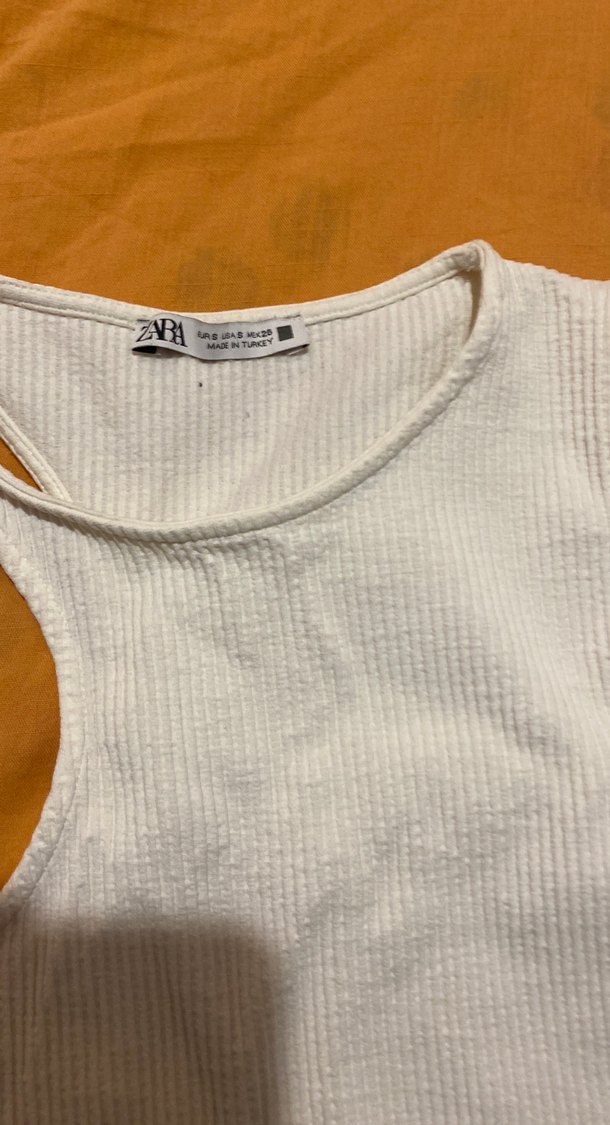 Zara Beyaz top - Görsel 3
